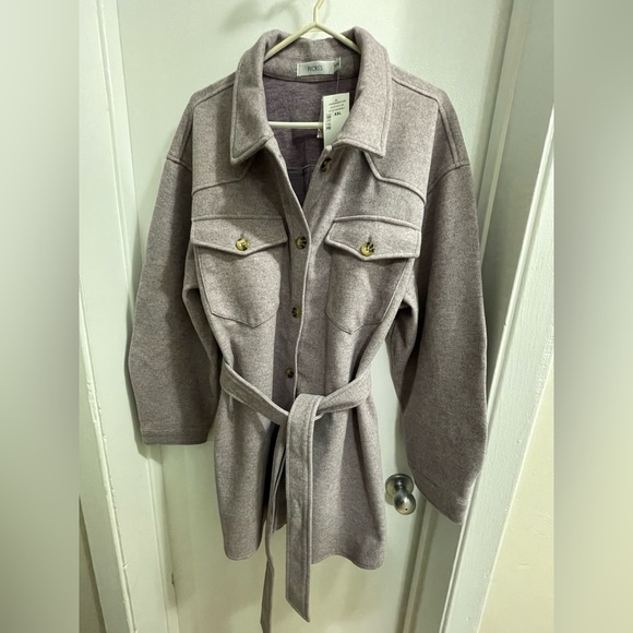 Ricki’s Purple Belted Shirt Jacket - Picture 4 of 5